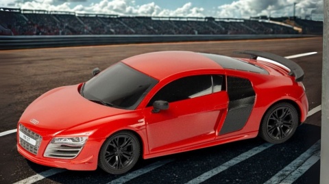 Zdalnie sterowany samochód Czerwone Audi R8 GT 1:24 Zdalnie sterowany samochód Czerwone Audi R8 GT 1:24