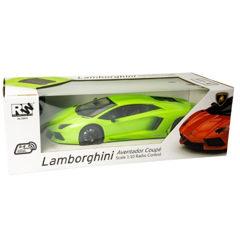 Zdalnie sterowany samochód Lamborghini Aventador RC 1:10 zielony Zdalnie sterowany samochód Lamborghini Aventador RC 1:10 zielony