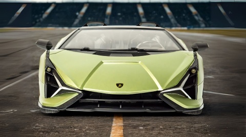 Zdalnie sterowany samochód Lamborghini Sian RC 1:16 zielone 2.4 GHz Zdalnie sterowany samochód Lamborghini Sian RC 1:16 zielone 2.4 GHz