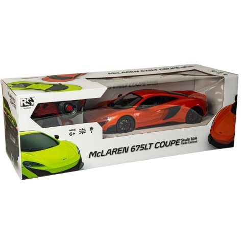 Zdalnie sterowany samochód McLaren 675LT RC 1:14 – pomarańczowy Zdalnie sterowany samochód McLaren 675LT RC 1:14 – pomarańczowy