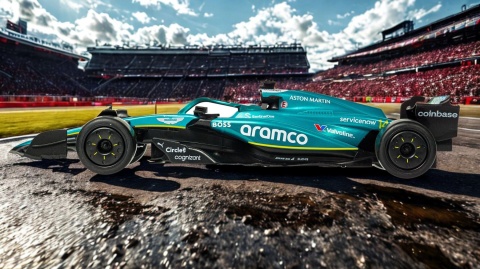 Zdalnie sterowany samochód RC Aston Martin F1 1:14 Zdalnie sterowany samochód RC Aston Martin F1 1:14