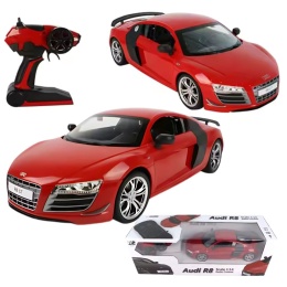 Zdalnie sterowany samochód RC Audi R8 GT 1:14 czerwony