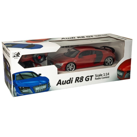 Zdalnie sterowany samochód RC Audi R8 GT 1:14 czerwony Zdalnie sterowany samochód RC Audi R8 GT 1:14 czerwony