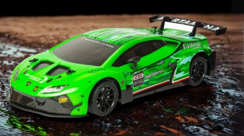 Zdalnie sterowany samochód RC Lamborghini Huracán GT3 1:16 zielony Zdalnie sterowany samochód RC Lamborghini Huracán GT3 1:16 zielony