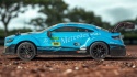 Zdalnie sterowany Mercedes AMG C63 RC 1:24 – niebieski