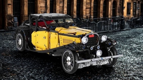 Zestaw klocków Retro 50T – samochód kolekcjonerski, z funkcją RC 3564 elementów