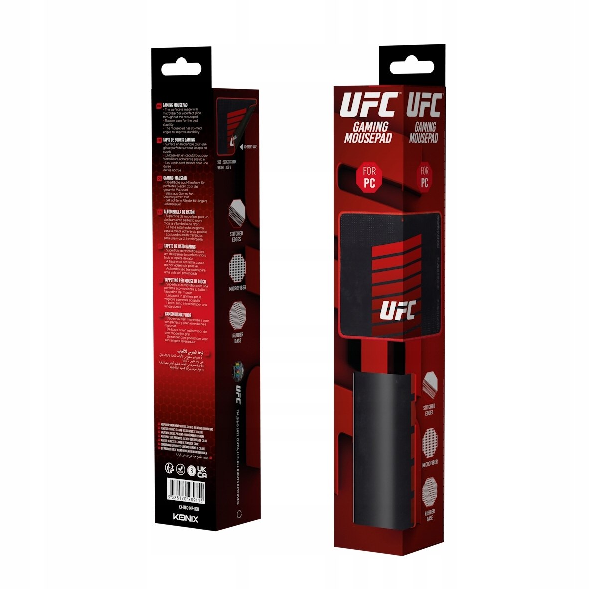 PODKŁADKA POD MYSZKĘ 32x27 UFC FIGHT Wysokość produktu 27 cm